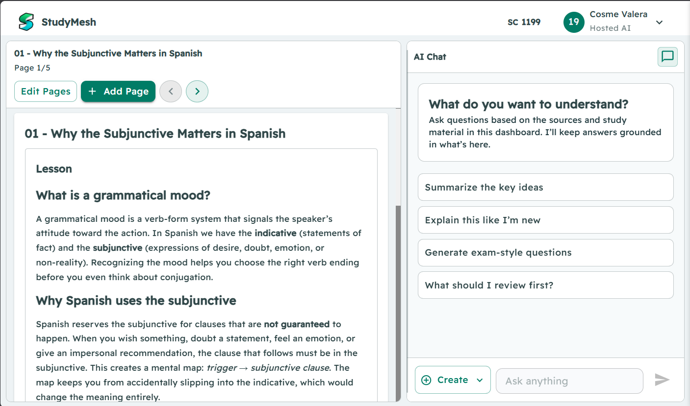StudyMesh